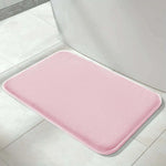 tapis bain antidérapant moderne gris noir rose mousse pe polyester doux absorbant porche salle