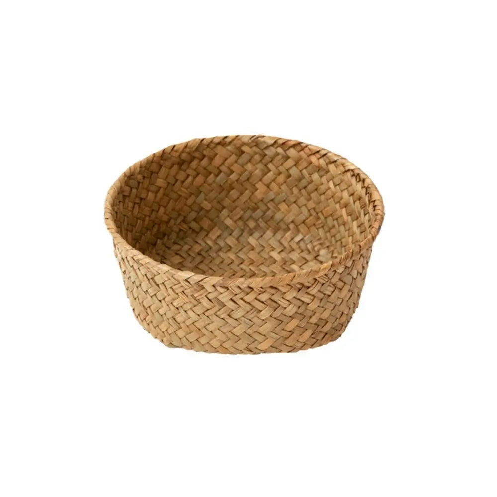 paniers rangement tressés bambou rustique rangement fruits légumes cuisine 65x14cm 7x16cm respectueux environnement