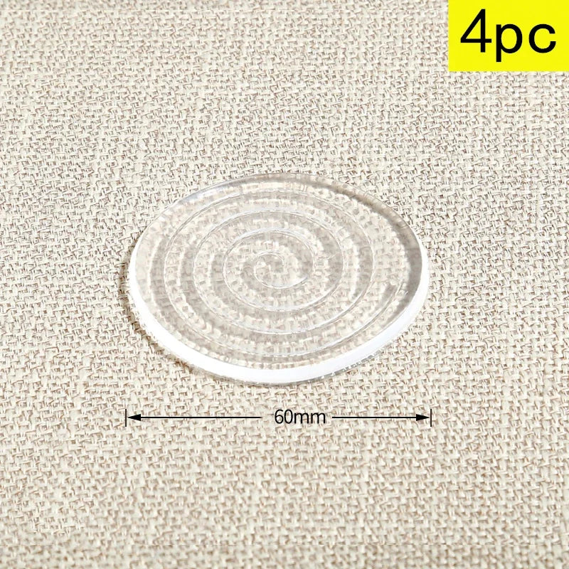 protections pieds meubles transparentes adhésives spirales hexagonales modernes antiderapantes antichoc 40 60 80 cm