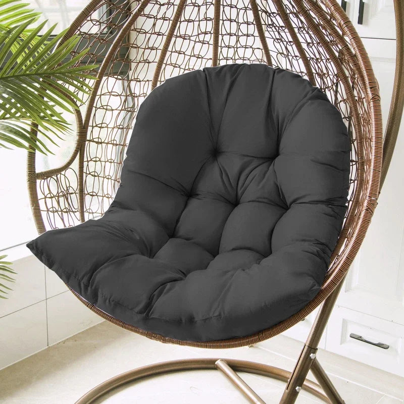 coussin suspendu chaise balançoire moderne noir beige orange vert rouge gris bleu uni
