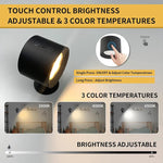 lampe table moderne blanc aimant télécommande recharge usb flux lumineux 60 249 led sans