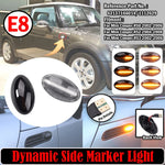 feux signalisation latéral dynamique noir transparent moderne 30x60mm clignotant led ambre mini cooper r50