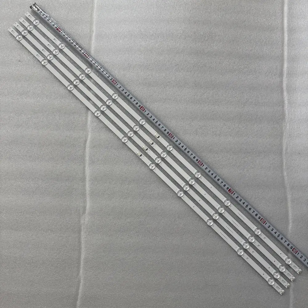 bande lumineuse led blanc bleu connecteurs électriques moderne 90mm fixations aluminium sans câble