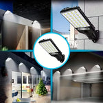 projecteurs solaires extérieurs modernes ip65 led économie énergie noir interrupteur sensoriel 270deg
