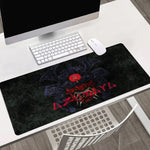 tapis souris noir rouge bleu motif graphique texture grunge moderne jeu xxl