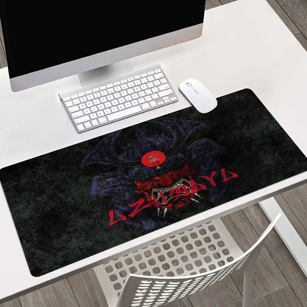 tapis souris noir rouge bleu motif graphique texture grunge moderne jeu xxl