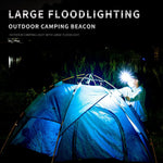 lampe frontale led rechargeable usb mode phare camping extérieur noire orangée