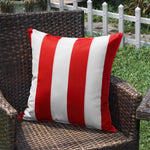 housse coussin extérieur imperméable rayures moderne canapé jardin fauteuil décoration polyester couleur unie