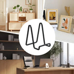 support assiettes métal noir minimaliste réutilisable nourriture présentation table fête