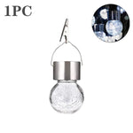 guirlande lumineuse solaire multicolore moderne clips texture craquelée extérieure jardin led