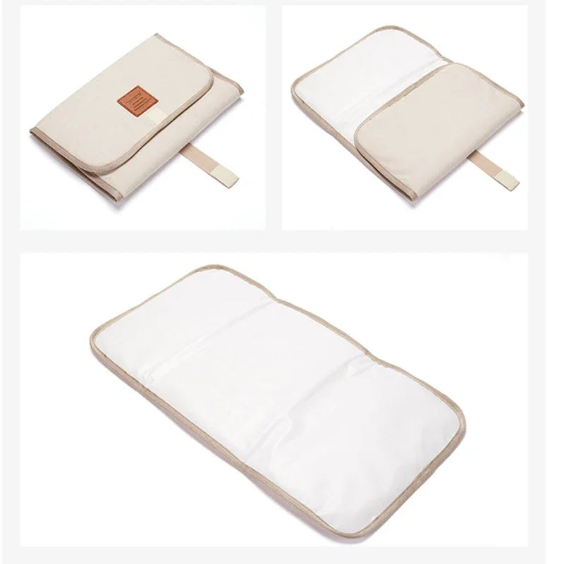 tapis change bébé portable pliable oxford lavable machine 58.5cm 30.5cm uni moderne