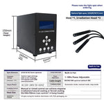 lampe polymérisation uv led professionnelle écran lcd adhésifs photosensibles machine noire