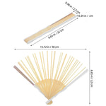 diy éventail bois pliant cadre main marron rayures classique artisanal kit fabrication