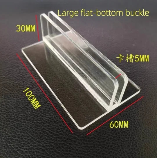 clip magnétique acrylique transparent moderne fonctionnel affiche support publicitaire clips