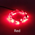 Guirlande lumineuse LED fil cuivre 12V multicolore 5M 10M 50 100 LEDs moderne