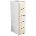 meuble tiroirs blanc moderne salle bain rangement étagères plastique minimaliste multifonctionnel organisateur