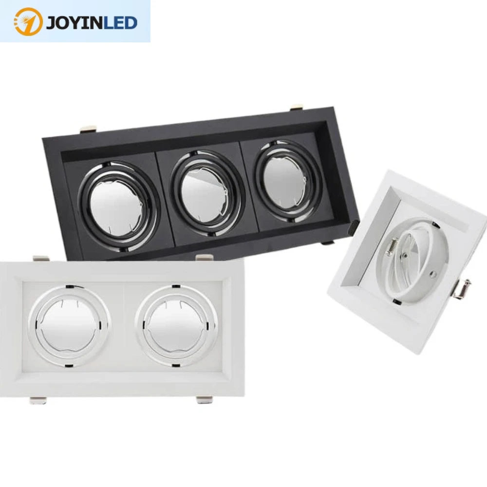 Spot LED moderne noir blanc réglable angle 30° salon chambre cuisine