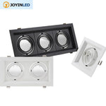 Spot LED moderne noir blanc réglable angle 30° salon chambre cuisine