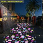 projecteur lumiere dynamique multicolore fleurs modernesextérieur éclairage esthétique économie energie flux lumineux haute qualité