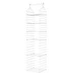 étagère suspendue moderne rose pâle étages hooks rangement serviettes pulls