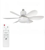 ventilateur lumière noir ailes modernes télécommande flux lumineux variable 85V 265V