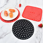grilles cuisson silicone points blancs moderne rouge noir antiadhésive grande petite taille