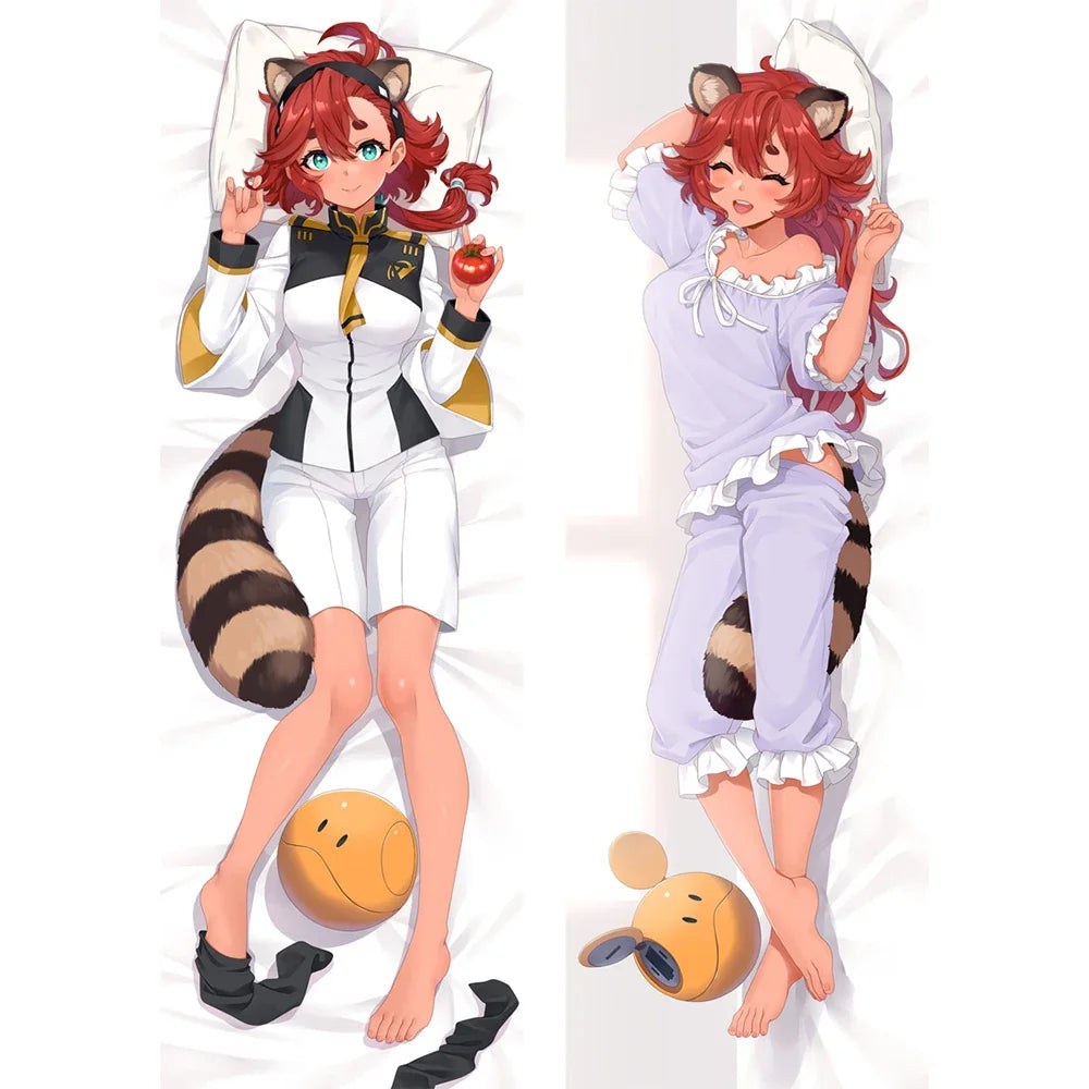 housse coussin dakimakura anime personnage dessin animé décorative lit sofa grande taille violette