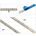 ruban led 12v rgb 60led flexible adhésif moderne blanc rouge vert bleu ip65