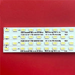 barrette led rétroéclairage écran 60 leds blanc jaune connecteurs industriels 3v