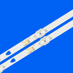 bande lumineuse led blanc moderne connecteurs fixations téléviseur blanc rectiligne