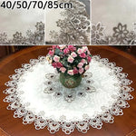 nappe dentelle motif floral table restaurant mariage extérieure imperméable semi transparent vintage romantique élégante
