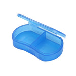 boîte pilules argentée fleurs papillons bouton pression classique organisation médicaments portable unisexe adultes