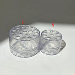 support fleurs transparent moderne perforé adhésif diy 2pcs 4pcs vase
