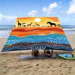 tapis sol multicolore fleurs modernes pop art ruban fixation 150x150cm 185x185cm 240x185cm