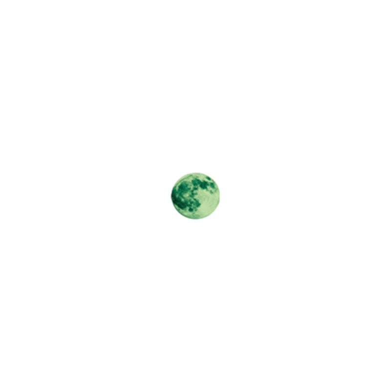 stickers muraux étoiles lune enfants décorations modernes bleu vert rose chambre salon pvc adhésifs