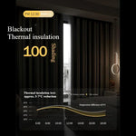 Rideaux opaques pour chambre à coucher offrant une isolation thermique efficace. Solutions de décoration intérieure modernes avec une performance optimale de réduction de la température d'environ 5 à 7 degrés Celsius. Ambiance chaleureuse et intime, parfaits pour améliorer le confort de votre maison tout en économisant l'énergie. Design élégant et fonctionnel, idéal pour un séjour ou une chambre.