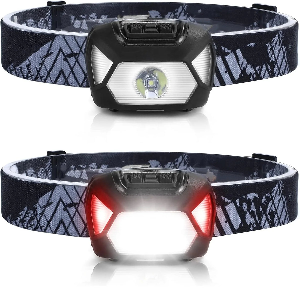 lampe frontale rechargeable ipx4 waterproof modes super bright camping hiking adultes enfants