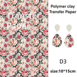 boucles d'oreilles multicolores fleurs papillons moderne fixations bijoux colorées
