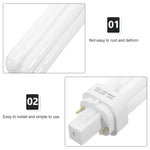 ampoule fluorescente compacte 13w blanc moderne opacité lisse tringle câble électrique pin downlight
