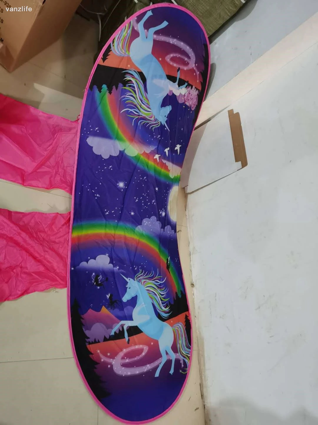 tente enfant étoiles lune nuages sac rangement voyage extérieur fantaisie magique violet rose bleu