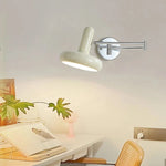 lampe murale articulée crème moderne ampoule E27 réglable hauteur bas led
