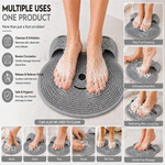tapis bain antidérapant texturé motif sourire lapin ventouses adhésion bain douche exfoliation massage pieds