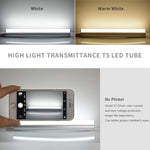 tube led blanc moderne 30w autonome aluminium connecteurs 290mm 310mm