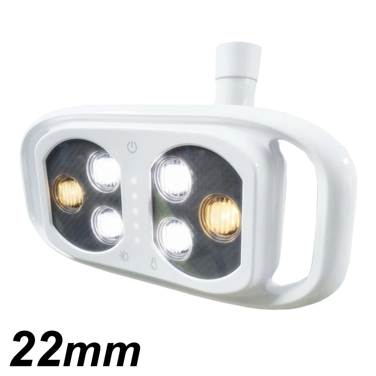 lampe dentaire led diodes blanc moderne fixation succion soins bucco dentaires