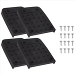 patins anti dérapants stilts vis surface texturée noirs industriels pièces
