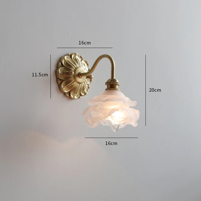applique murale classique or blanc texture fleur vintage mur ans garantie led cuisine chambre