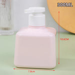 flacons savon liquide 200ml 300ml vert rose blanc mat modernes minimalistes rechargeables voyage