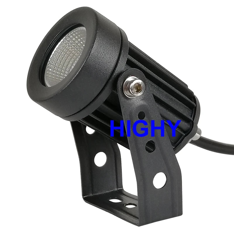 projecteur led jardin rgb télécommande ip65 moderne noir grisextérieur autonomecable filaire 12v