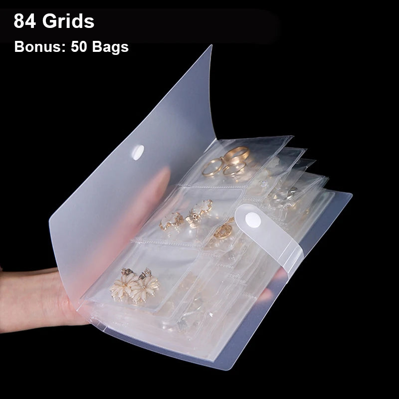 porte bijoux moderne acrylique bleu clair 50 sacs ziplock gratuits