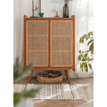 tapis boho chic motifs géométriques beige noir sol antidérapant salon chambre coucher